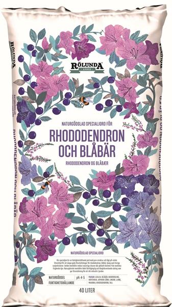 Rhododendron/Blåbärsjord 40 liter