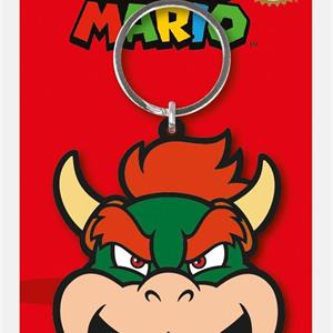 Super Mario Rubber Keychain, Bowser