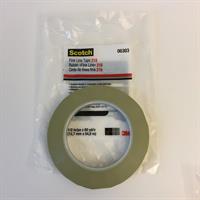 3M Finlinjetejp 218 9,5 mm x 55 m 06302