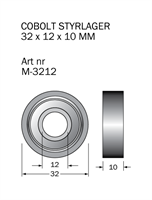 M-3212 Kullager 32 x 12 x 10 mm