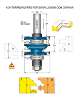Kontraprofilfräs R=5 D=43 Not=6 S=12