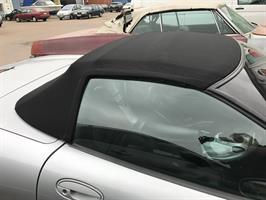 Sufflett Corvette C5 98-04 glas tyg SF svart