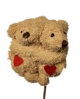 Nallepar kram på pinne 12/fp