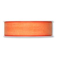 Band 25 mm 50 m/r Organza Orange