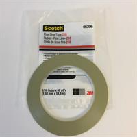 3M Finlinjetejp 218 1,6 mm x 55 m 06306