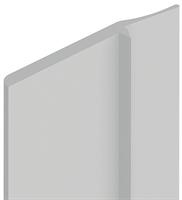 Tettelist 21x1,5 mm lys grå - 250 cm