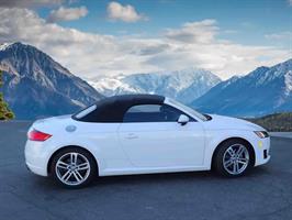 Sufflett Audi TT 16-20 tyg A5 glas svart