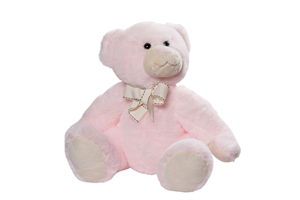 Teddybjörn rosa 20cm CE märkt