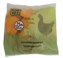 Kycklingburgare cornflakes (10)x1kg