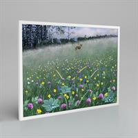 Midsommarnatt 70x50 cm (Poster inramad)