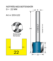 Notfräs D=22 L=20 TL=80 S=8