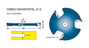 Notskiva L=5 D=48 Z=3