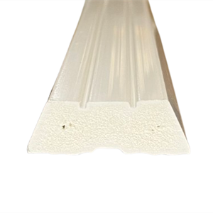 PVC sprosse 45x16 mm Hvit - 410 cm