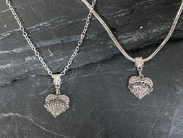 Twirling Heart Necklace