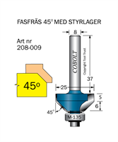 Fasfräs 45° L=6 D=25 S=8