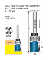 Mallfräs D=20 L=20 TL=80 S=8