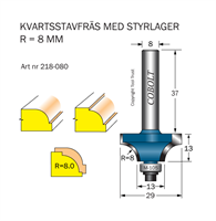 Kvartsstavfräs R=8 D=29 L=13 S=8