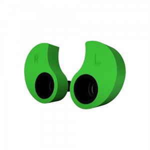 Decibullz Custom Molded Earplugs, Green