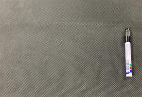 Tyg Mocka-stil mörkgrå perforerad 2 mm lam