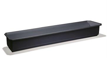 Balkonglåda plast svart 90cm 10/fp