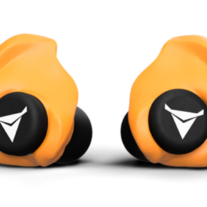 Decibullz Custom Molded Earplugs, Orange