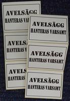 Etikett - Avelsägg Hanteras varsamt