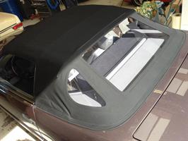 Bakrutestycke Mercedes R129 89-02 svart