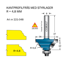 Kantprofilfräs R=4.8 L=17 F=11.5