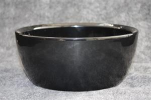Skål Keramik svart D27cm 2/fp
