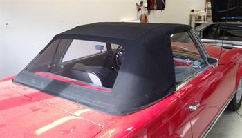 Sufflett Mercedes W113 230-280SL 64-71 svart sonnenland