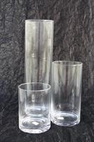 Glasvas cylinder diameter 15cm olika höjd