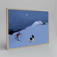 Skymning, 50x70 cm (Poster, inramad)