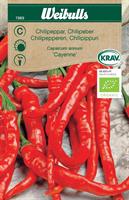 Chilipeppar 'Cayenne' Krav Organic