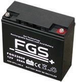 FGS 12 V Gel-batteri 17 AH