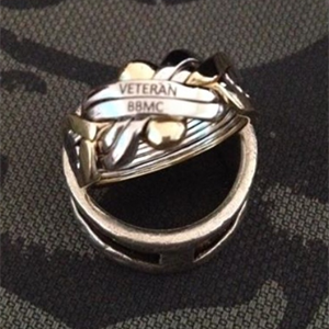PUZZELRING 6 Delar MEDIUM Bred, Kraftigare ringskenor c.a 9 gr 18K GULD