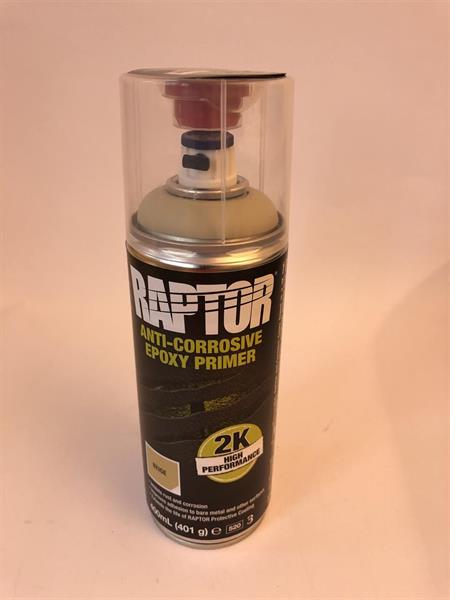 Raptor Anti-Corrosive Epoxy Primer Beige 400 ml spray, REP/AL