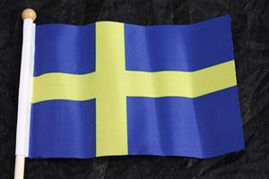 Flagga Sverige 14x19cm 12/fp