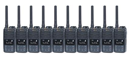 Radiopaket 10st VIPER X6-155mhz Analog/Digital