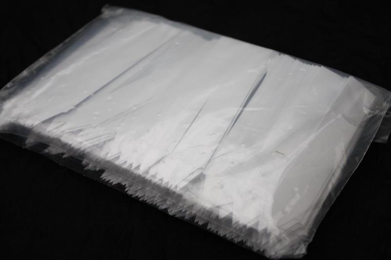 Etikett stick plast vit 1,8x12 cm 500/fp