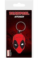 Marvel Comics Rubber Keychain, Deadpool Face