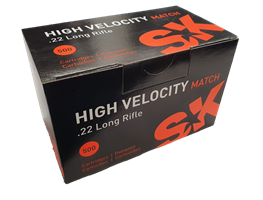 SK .22 LR High Velocity Match - 500kpl laatikko