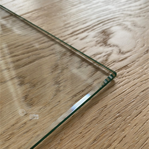 Frontplate 1000x350x6 mm - Klart glass