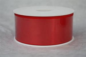 Band 40 mm röd satin 25 m/r ej tråd