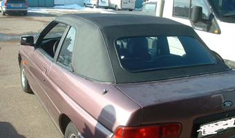 Sufflett Escort II 91-98 vinyl svart