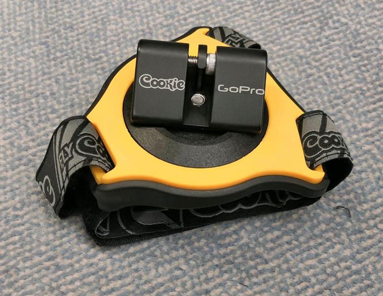 Cookie hand mount with GoPro adaptor