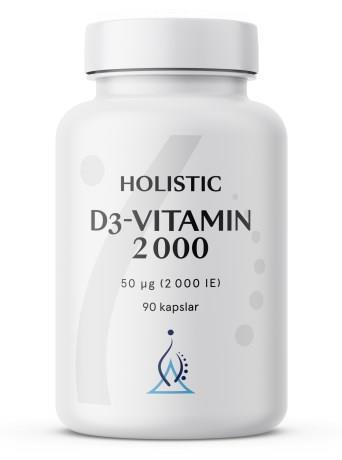 D-Vitamin 2000 IE, 90 kapslar