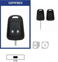 Keyshell Opel GOPHF66C8