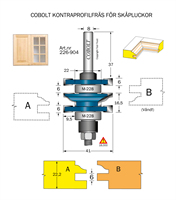 Kontraprofilfräs R=4.8 D=41 Not=6 S=8