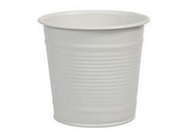 Plåtkruka naturvit matt D13cm