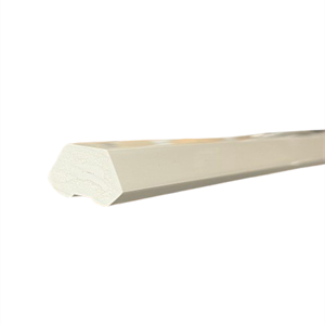 PVC sprosse 28x16 mm Hvit - 410 cm